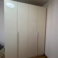 Armadio bianco Lucido 4 ante