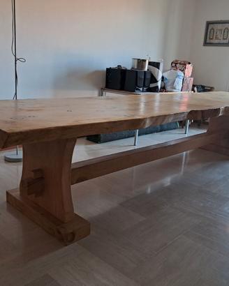 Tavolo artigianale in Cedro del Libano (400 x 100/