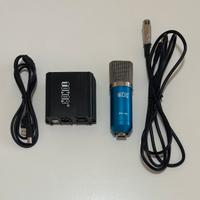 Microfono a condensatore  XLR + Accessori
