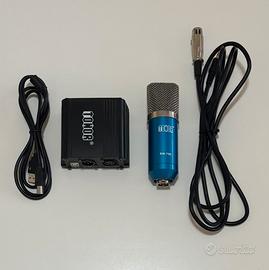 Microfono a condensatore  XLR + Accessori