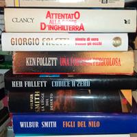 set di 11  libri thriller