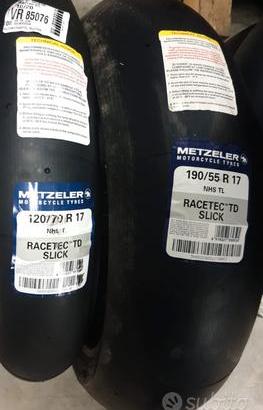 Metzeler racetec td 120/70 17 + 190/55 17