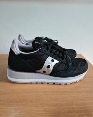 Saucony Jazz donna nere/argento 35.5