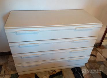 Cassettiera camera bianca