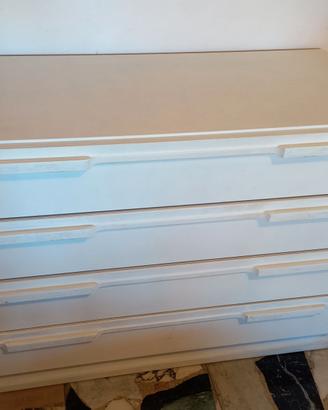 Cassettiera camera bianca