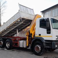 Iveco euroteck 190e31 gru e rib PATENTE B
