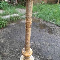 Colonna In Alabastro Fiorito Vintage 