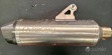 Scarico Arrow COMPLETO in Titanio/Carbonio
