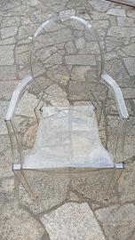 n. 7 sedie Kartell Victoria Ghost design Starck