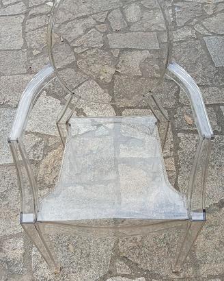 n. 7 sedie Kartell Victoria Ghost design Starck