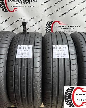4 PNEUMATICI 225/55 R17 GOODYEAR ESTIVE RUNFLAT