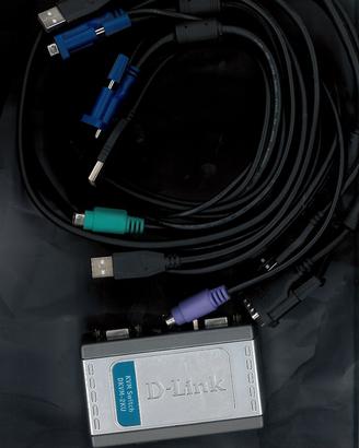 Mini KVM (Commutatore) Switch D-Link DKVM-2KU