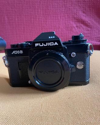 Fujica AX-3, più ottiche e accessori vari