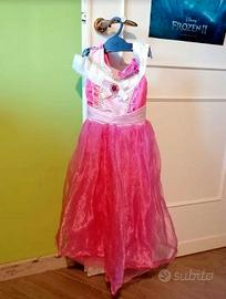 costume carnevale Principessa Aurora età 5 anni
