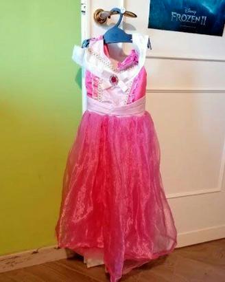 costume carnevale Principessa Aurora età 5 anni