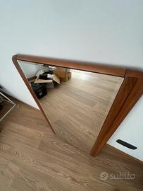 Specchio design cornice in legno