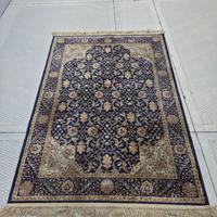 Grande Tappeto Blu fattura moderna