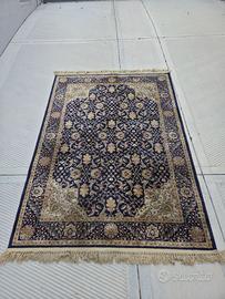 Grande Tappeto Blu fattura moderna