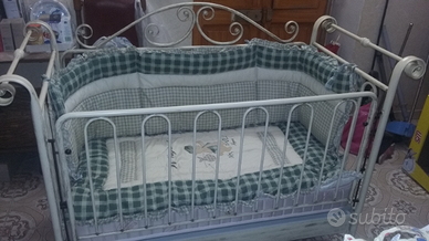 CULLA LETTINO FERITRE in ferro battuto Laccato