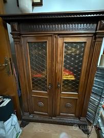 Armadio libreria in legno