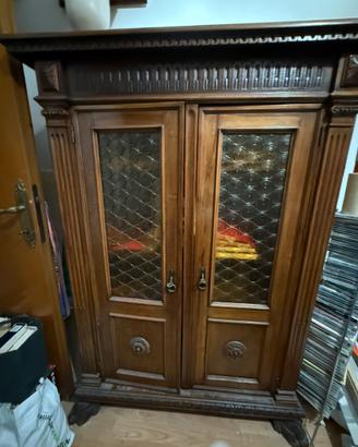 Armadio libreria in legno