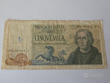 BANCONOTA DA 5000 LIRE -