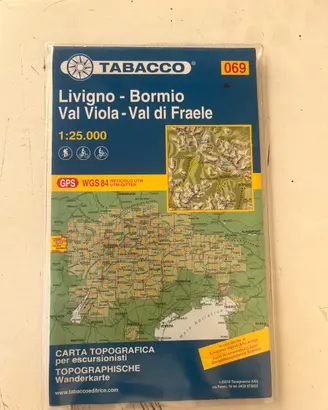 Carta topografica Tabacco