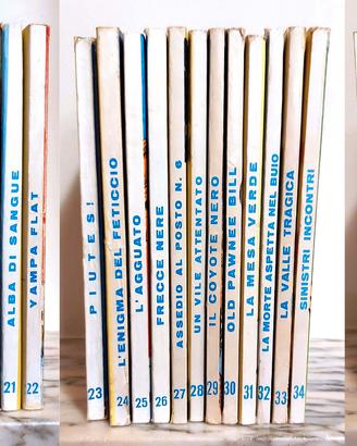 36 numeri fumetto TEX GIGANTE dal n. 11 al n. 46