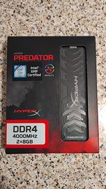 16gb Ram DDR4 HyperX PREDATOR 4000mhz CL19