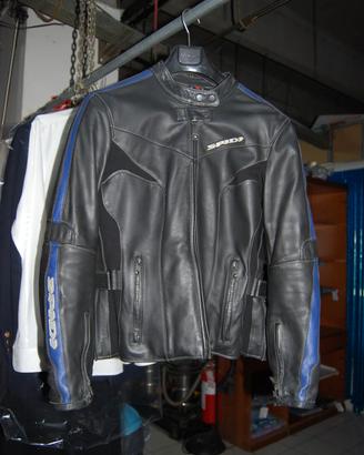 giacca da moto in pelle marca spidy donna