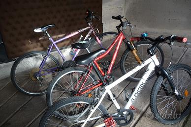 tre bici mtb 24'' 24'' 26''