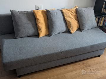 Divano letto contenitore matrimoniale 