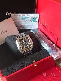Cartier santos large blu nuovo 2026 originale