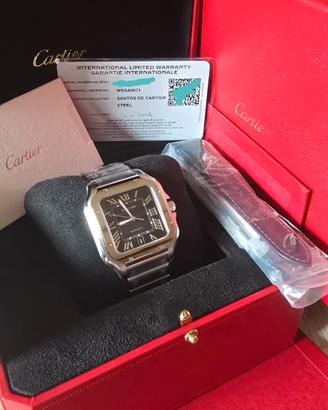 Cartier santos large blu nuovo 2026 originale