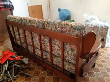 DIVANO LEGNO 3 POSTI