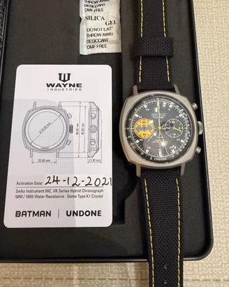 Undone Batman crono 80 anniversario ed limitata