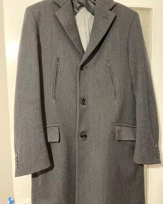 Cappotto Niama 80% lana tg.46 colore grigio