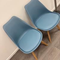 Sedia moderna legno e seduta imbottita perfetta