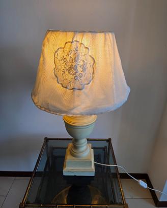 Lampada da tavolo grande (Shabby Chic)