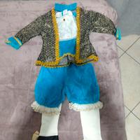 vestito carnevale bimbo piccolo lord anni 2 