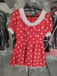 Vestito da carnevale MINNIE cucito a mano tg.42/44