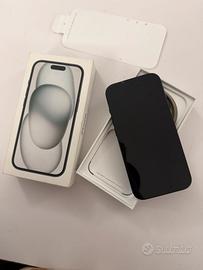 Iphone 15 128gb bkack garanzia maggio 2027