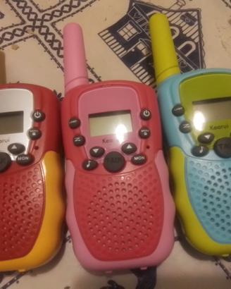 3 KEARUI WALKIE TALKIE ORIGINALI FUNZIONANTI