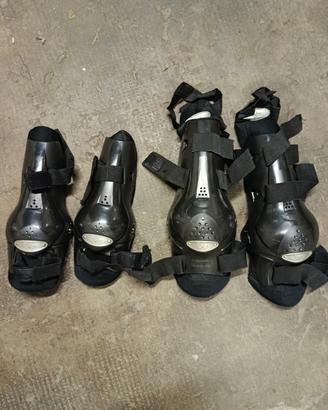 set ginocchiere e gomitiere TMKP protezione moto 