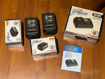2 batterie 20/40V e 1 Quick charger 20/40V ALDI