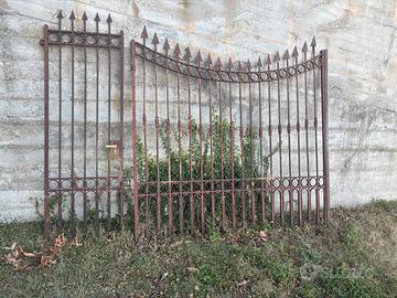 Cancello antico ferro battuto