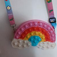 Borsetta bambina pop-it arcobaleno