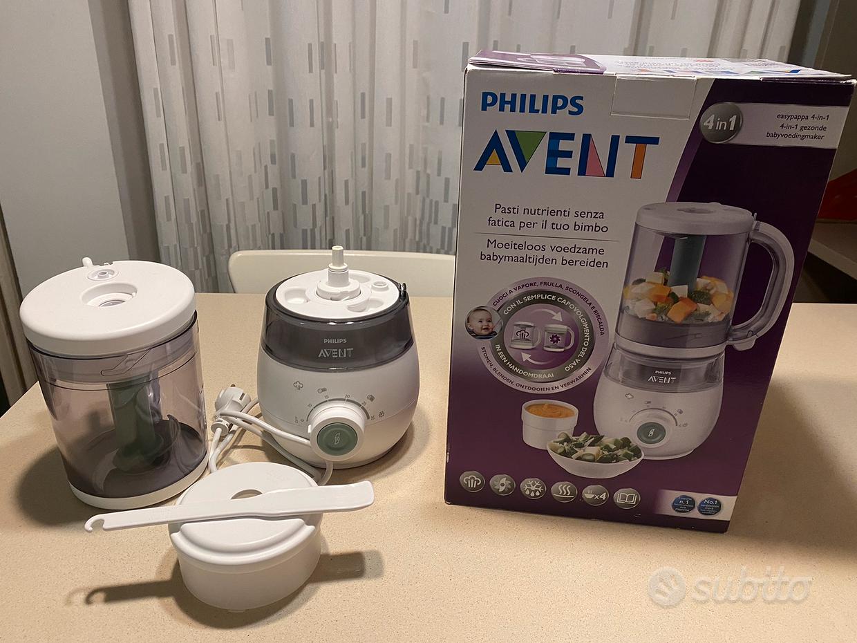 Avent SCF883/01 Easypappa plus 4 in 1 Cuocipappa Multifunzione