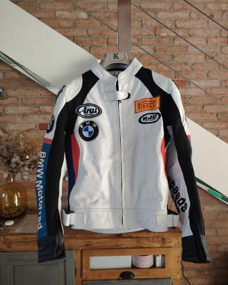 giubbotto moto BMW pelle