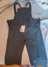 Salopette di Jeans nera